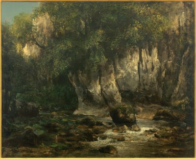 Der Bach von Puits-Noir von Gustave Courbet
